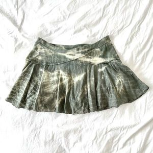Hardtail Forever Olive Tie Dye Mini Skort